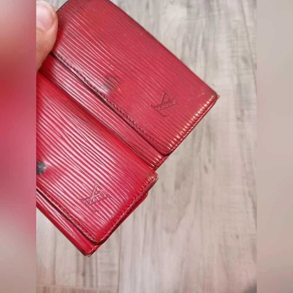 Louis Vuitton 2  Key Cases Multicles Red